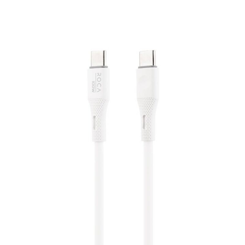 Cable de Datos ROCA 100W PD blanco