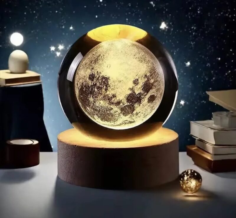 lámpara USB con esfera