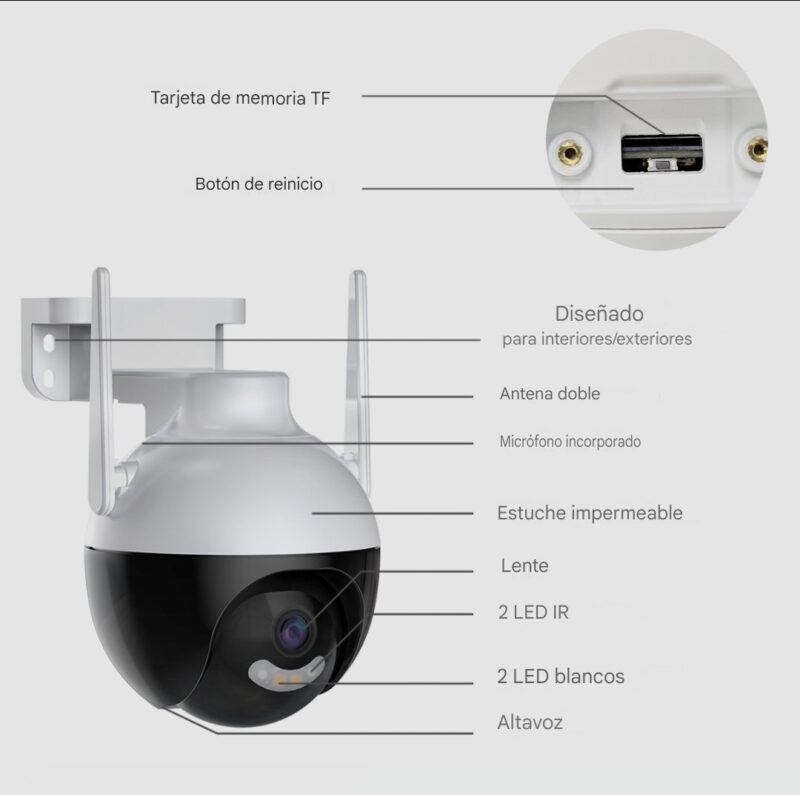 CAMARA DE SEGURIDAD 4MP iCSee - Imagen 16