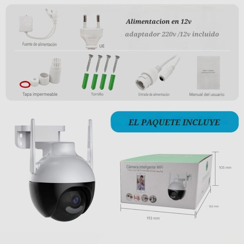 CAMARA DE SEGURIDAD 4MP iCSee - Imagen 9